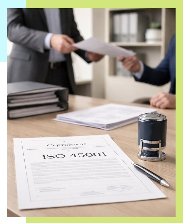 Сертификат ISO 45001 в Карабулаке под ключ от 46481 р. | Сертэкс